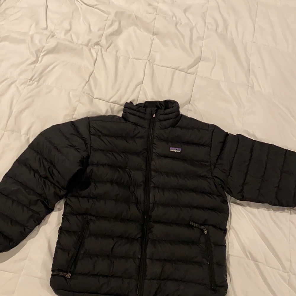Black Patagonia Girls Down Jacket